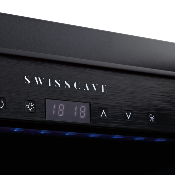 Swisscave Premium WLB-160DF vrijstaande wijnkoelkast, bedieningspaneel