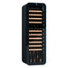 Swisscave Premium WLB-320DF-BLACK vrijstaande wijnkoelkast, schuin aanzicht