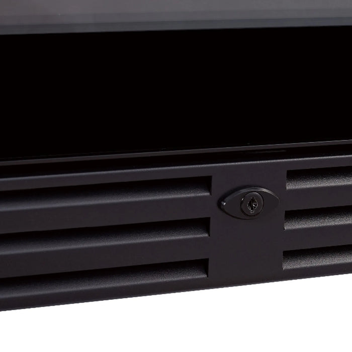 Swisscave Premium WLB-460DF-MIX vrijstaande wijnkoelkast, detail van de plint