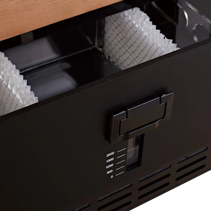 Swisscave Premium WLB-460FHU-MIX vrijstaande wijnkoelkast, waterreservoir voor de luchtvochtigheid