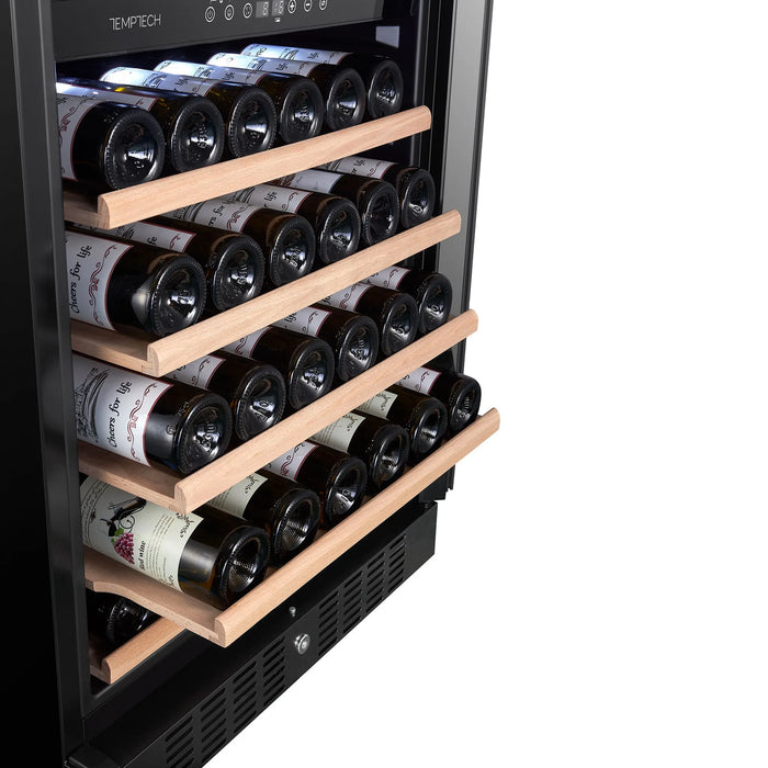 Temptech Classique CL120DB vrijstaande wijnkoelkast, uittrekbare leggers