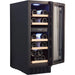 Temptech Classique CLX30DB onderbouw wijnkoelkast, schuin met open deur
