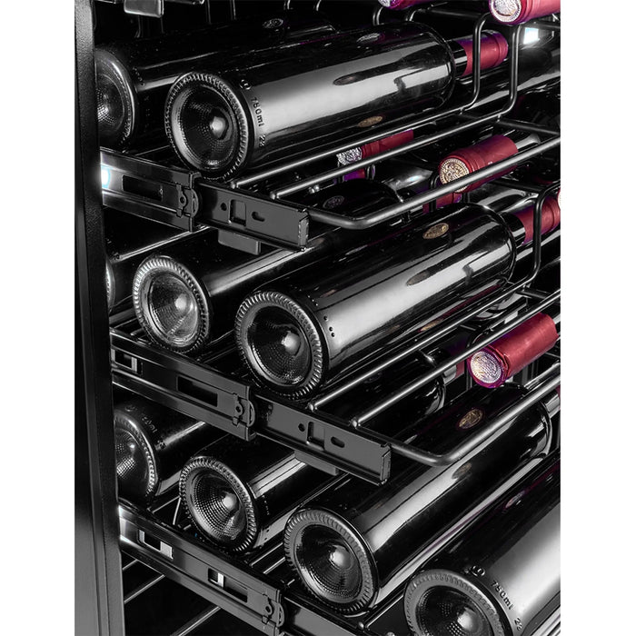 Temptech Copenhagen CPRO1800SX-24 vrijstaande wijnkoelkast, uittrekbare label view-leggers