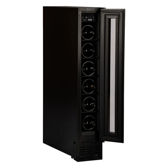 Temptech Epoq EWSU15B25G met open deur en 6 flessen