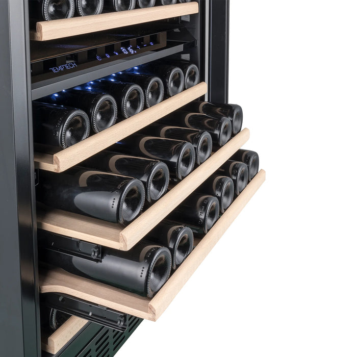 Temptech Oslo OX60DRW-24 onderbouw wijnkoelkast, uittrekbare leggers