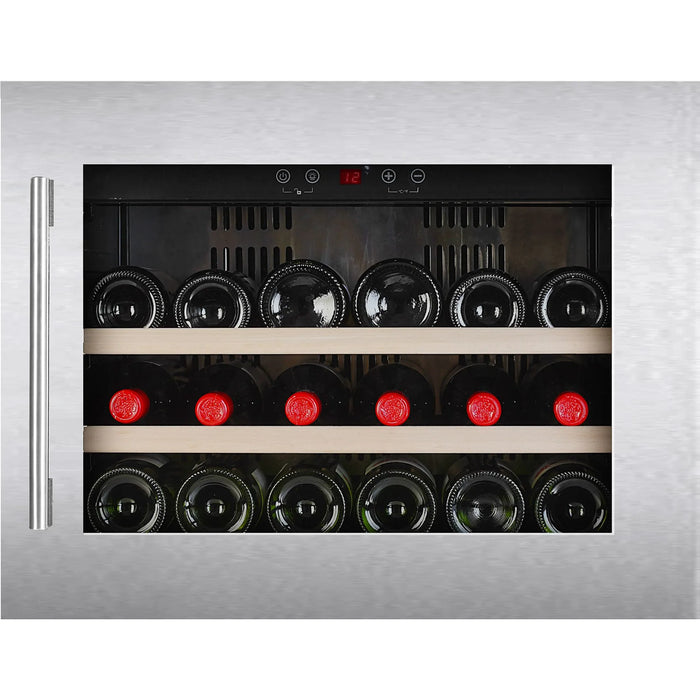 Temptech Oslo OZ45SX-24 inbouw wijnkoelkast, vooraanzicht