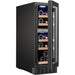 Temptech Prestige PRESX30DB-24 onderbouw wijnkoelkast, schuin met open deur