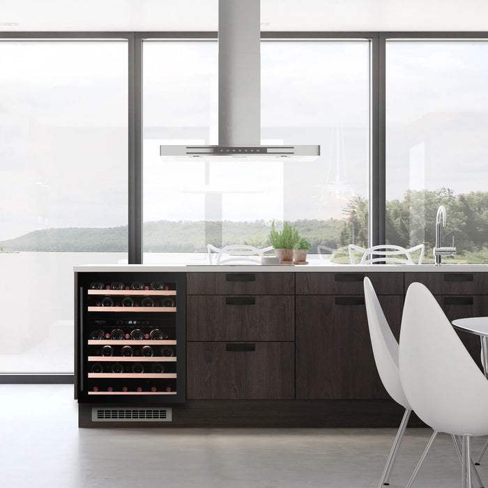 Temptech Prestige PRESX60DB-24 onderbouw wijnkoelkast, in een keuken