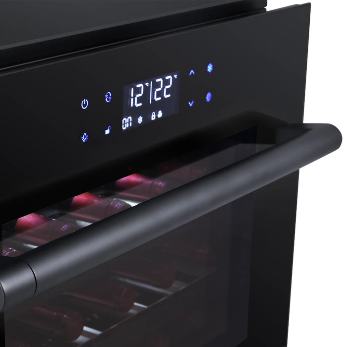 Temptech Sommelier SOMZ45SB inbouw wijnkoelkast, detail bediening
