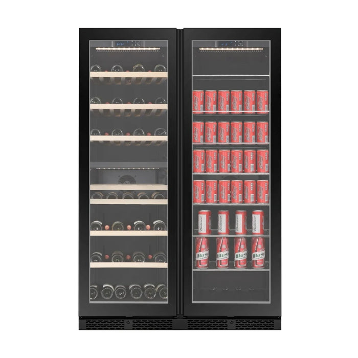 Cella Wijn & Drank Koelkast | WBV122D-BLACK | 2 Zones - Mijn-Wijnkoelkast