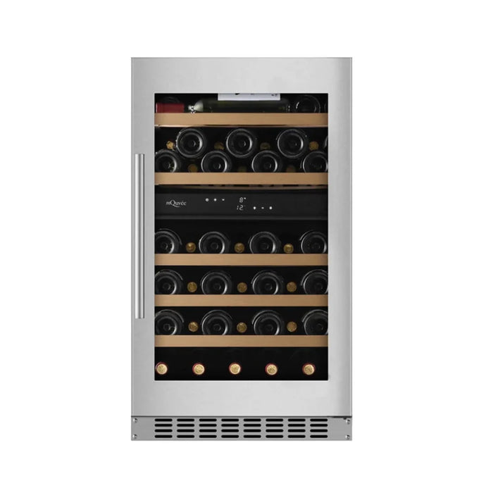 mQuvée WineCave 800 50D WCD50-800 onderbouw wijnkoelkast (afgebeeld in RVS)