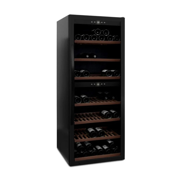 mQuvée WineExpert 126 | SW126-BLACK Wijnkoelkast | 2 Zones - Mijn-Wijnkoelkast