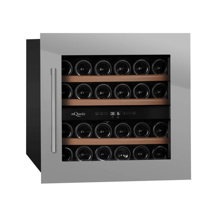 mQuvée WineKeeper 25D | WKD25S Wijnkoelkast | 2 Zones - Mijn-Wijnkoelkast