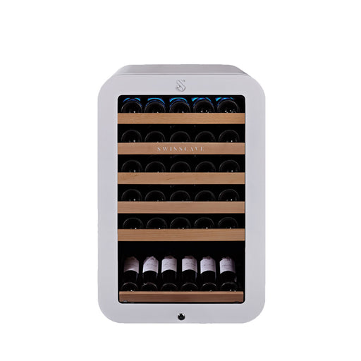 Swisscave Wijnkoelkast WL120F-WHITE 1 Zone- Mijn-Wijnkoelkast